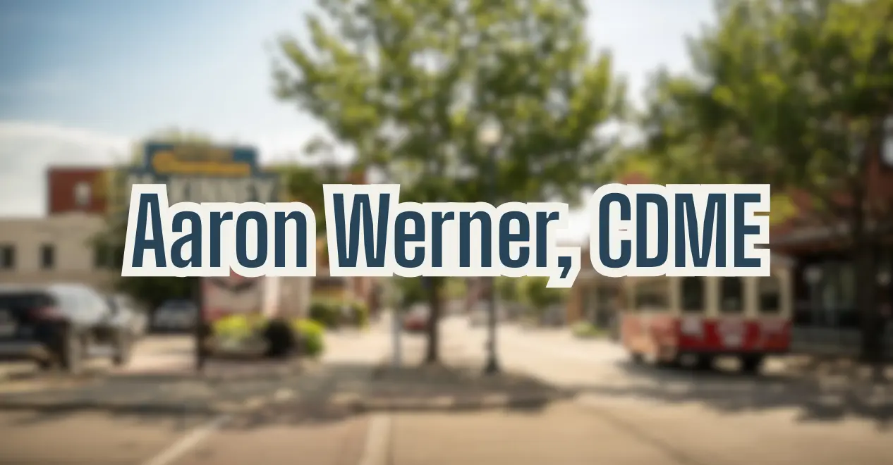 Aaron Werner Receives Prestigious Destination Management Executive Designation
