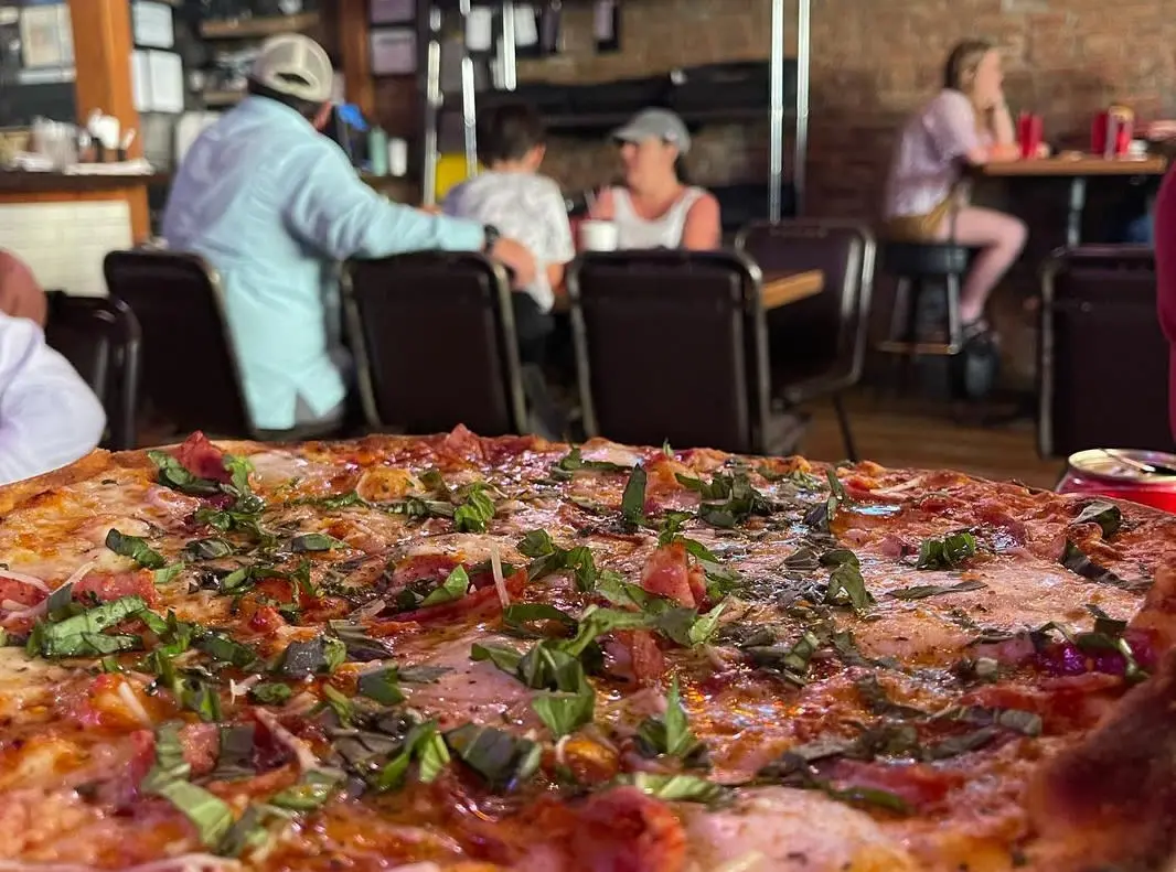 Dining at Cadillac Pizza Pub