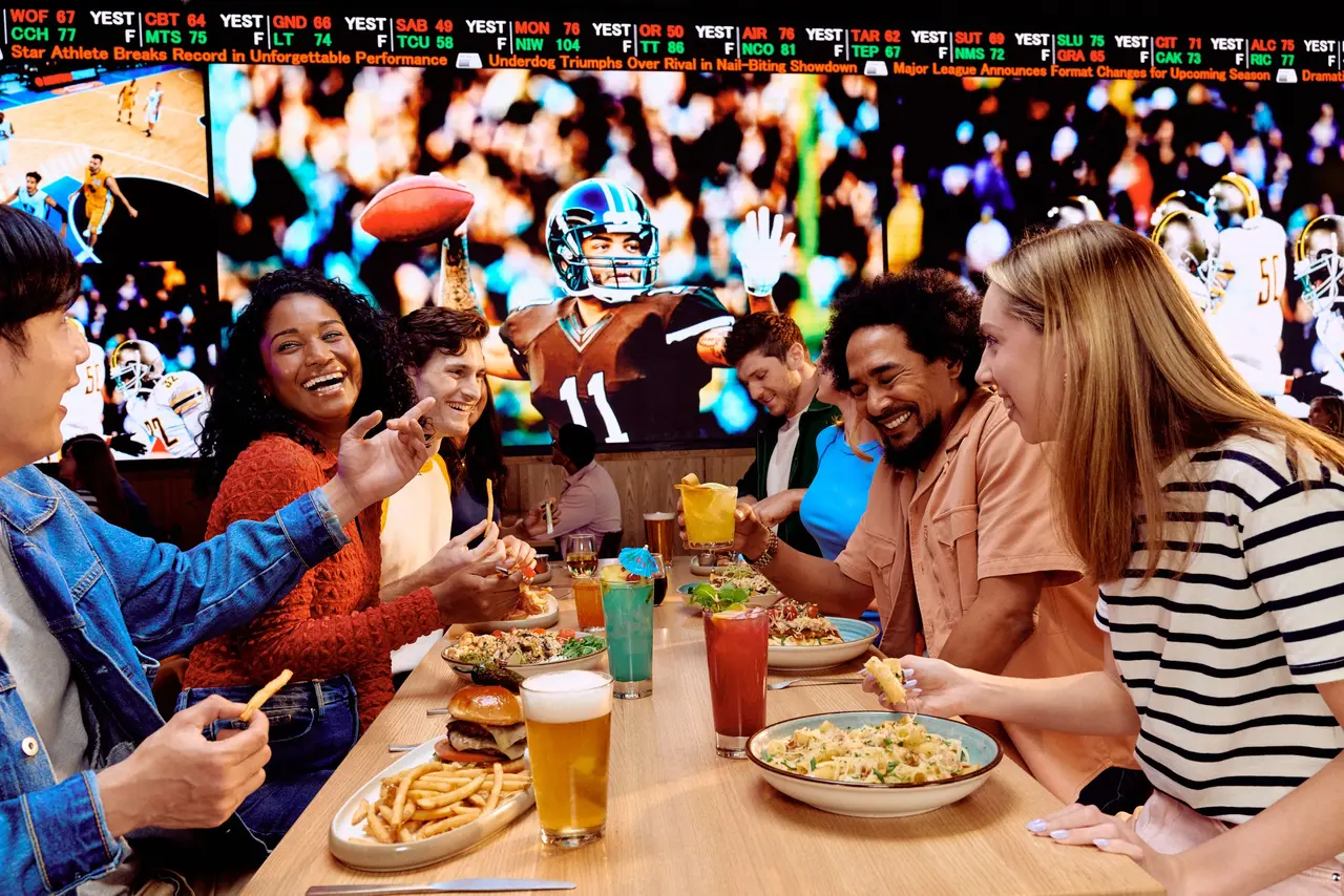 Football Bingo at Dave & Busters at Dave & Busters