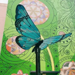 Steel butterfly