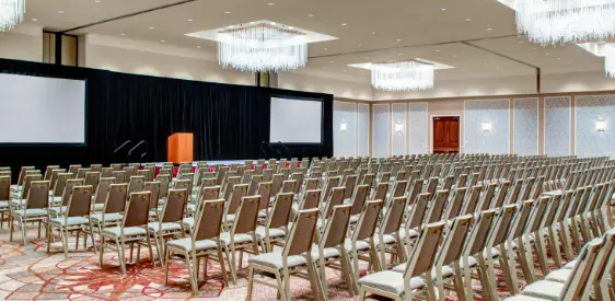 Ballroom with theater style seating