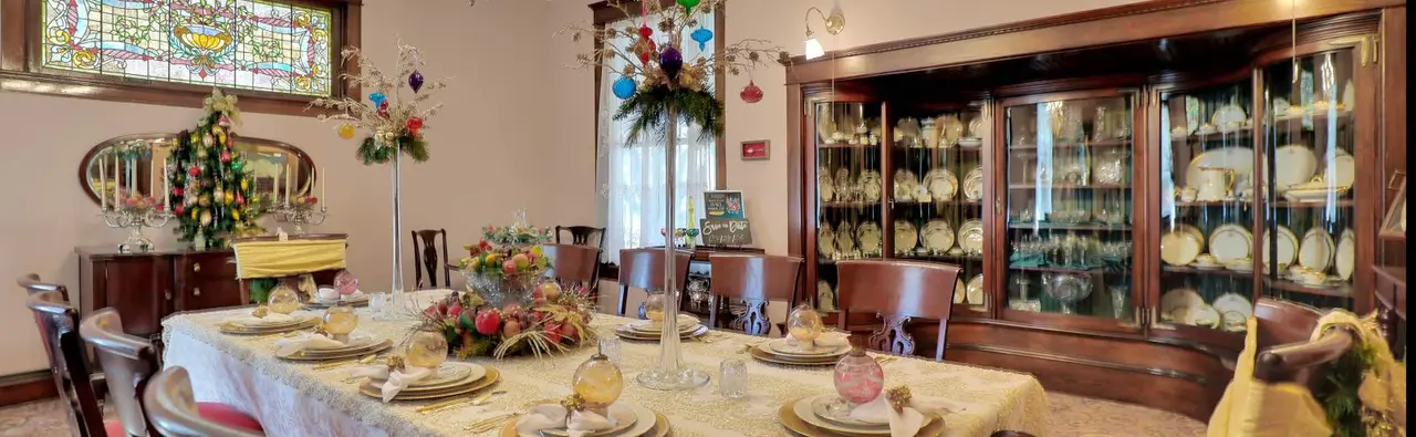 SUNDAY HOLIDAY TEA LUNCHEON AT THE HEARD-CRAIG at Heard-Craig Main Museum