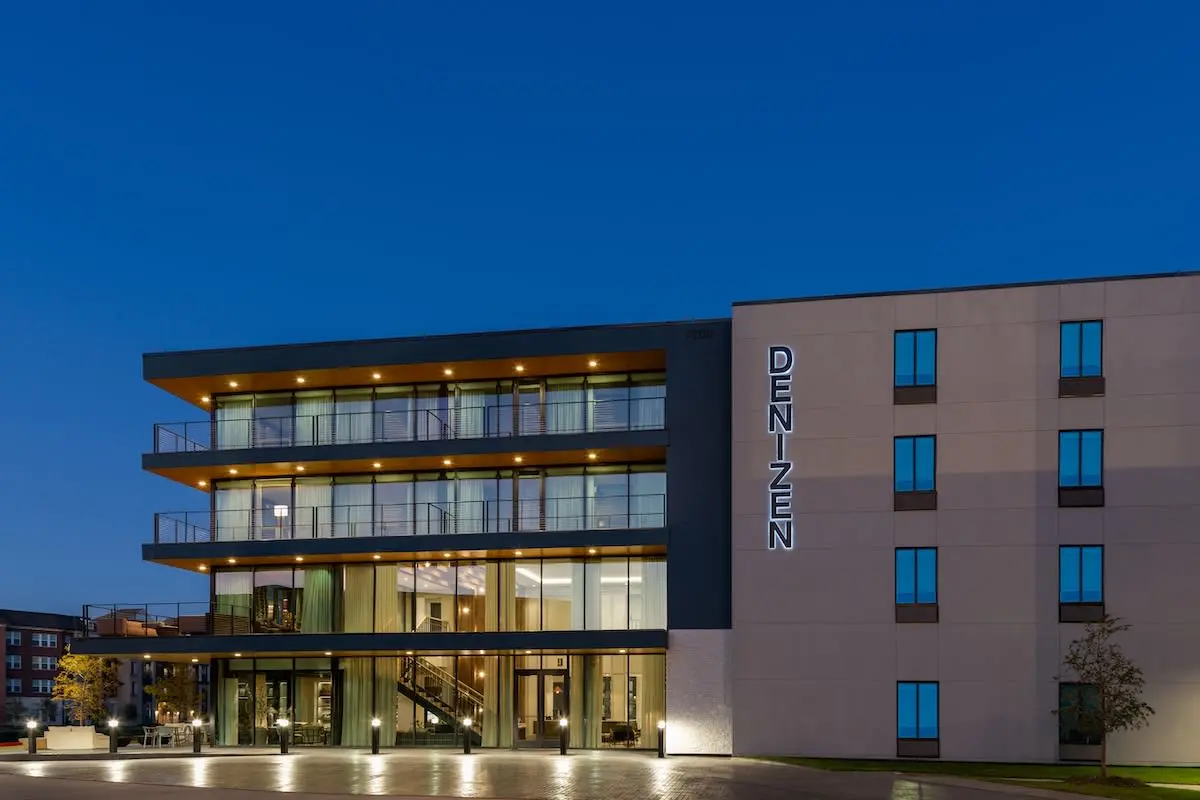Modern-looking hotel named the Denizen