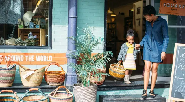 A curated storefront in downtown McKinney