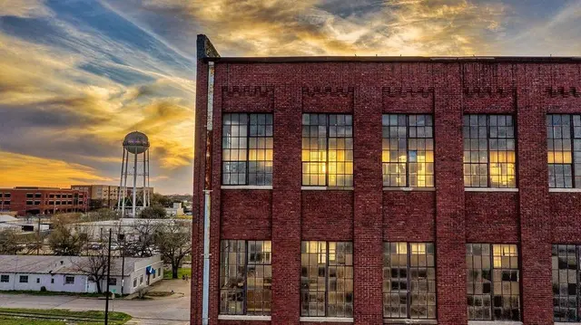 Aerial view of the Flour Mill in McKinney