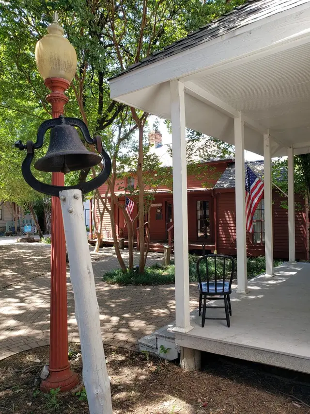 The schoolhouse bell at Chestnut Square