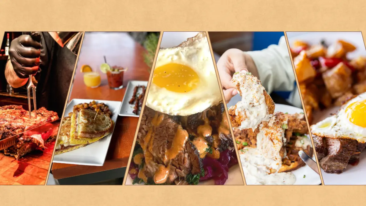 A brunch spread at a McKinney restaurant