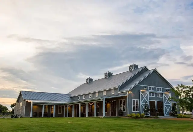 A ranch wedding venue among vineyards and oak trees near McKinney