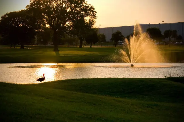 A fairway at Oak Hollow Golf Course