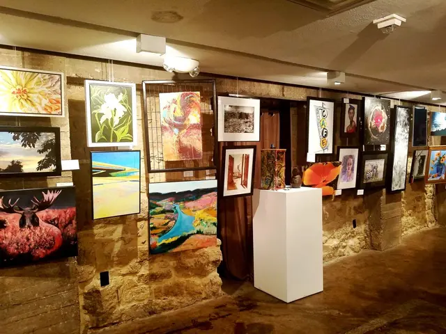 An art exhibit in a McKinney gallery